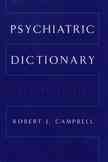 Psychiatric Dictionary (CAMPBELL'S PSYCHIATRIC DICTIONARY) cover