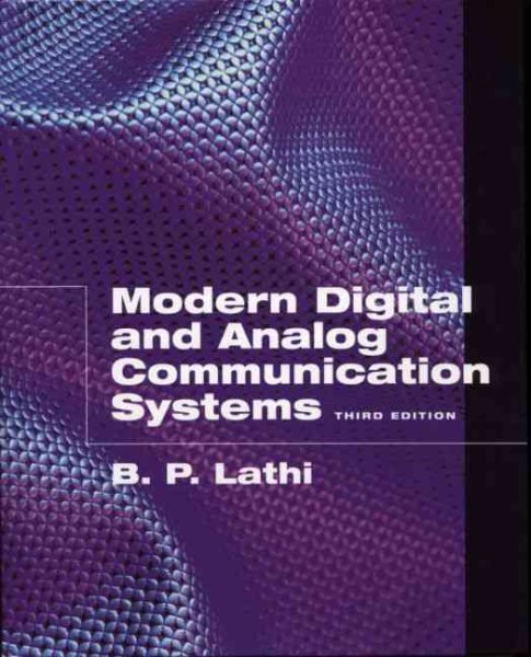 Modern Digital and Analog Communication Systems (The Oxford Series in Electrical and Computer Engineering) cover
