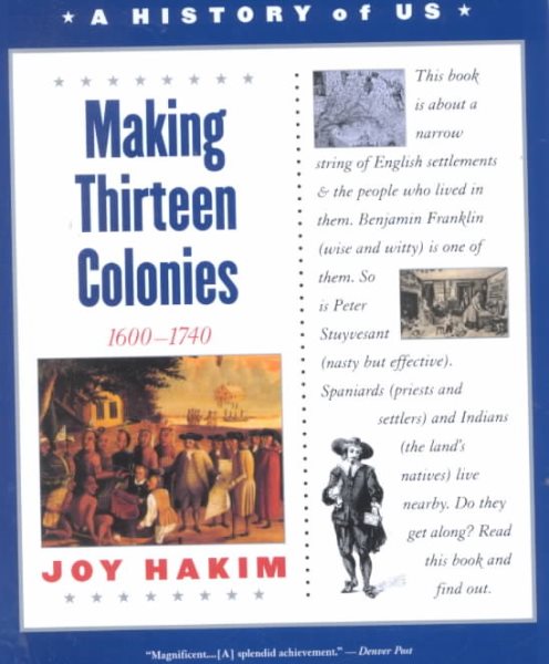 A History of US, Book 2: Making Thirteen Colonies (History of US) (A History of US, 2) cover