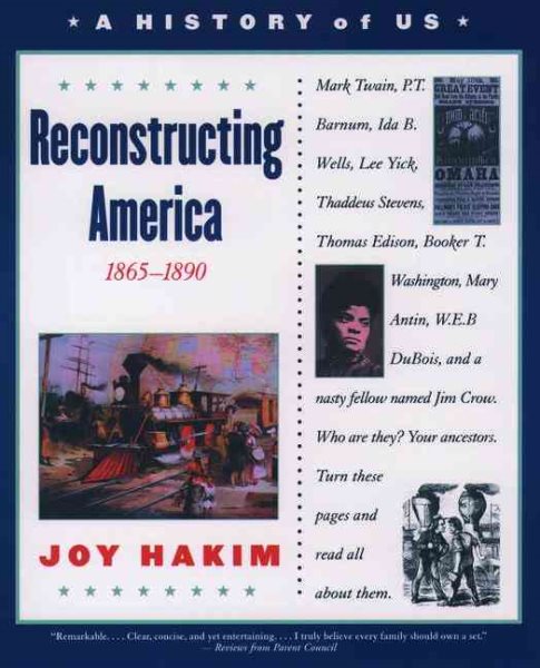 A History of US: Book 7: Reconstructing America 1865-1890 (A History of US, 7) cover