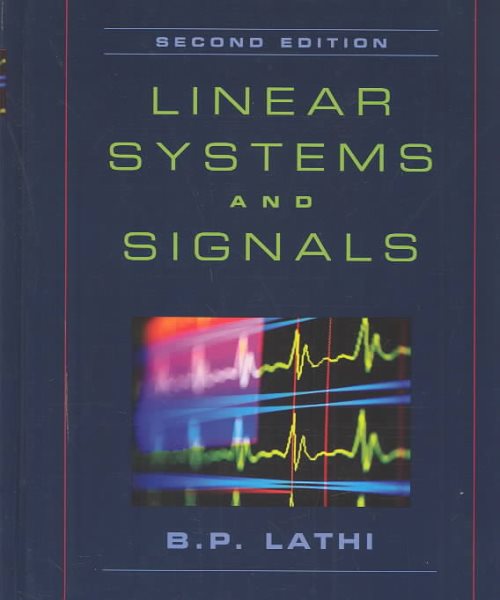 Linear Systems and Signals, 2nd Edition cover