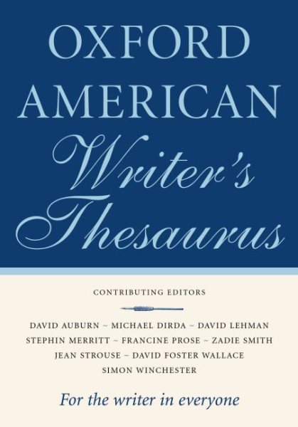 The Oxford American Writer's Thesaurus cover