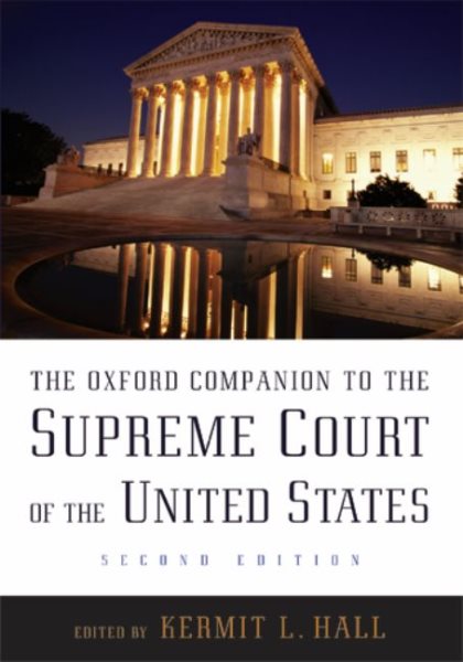 The Oxford Companion to the Supreme Court of the United States (Oxford Companions) cover