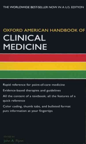 Oxford American Handbook of Clinical Medicine (Oxford American Handbooks in Medicine) cover