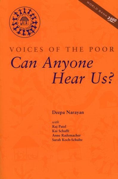 Can Anyone Hear Us?: Voices of the Poor (World Bank Publication) cover