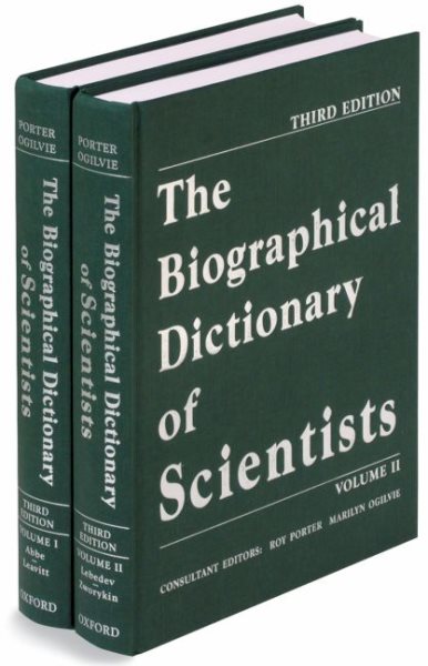 The Biographical Dictionary of Scientists: 2 Volume Set cover