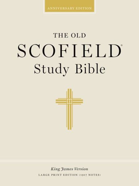 The Old Scofield® Study Bible, KJV, Large Print Edition (Black Genuine Leather) cover