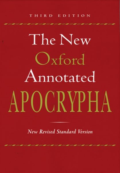 The New Oxford Annotated Apocrypha, New Revised Standard Version, Third Edition (Hardcover 9710) cover