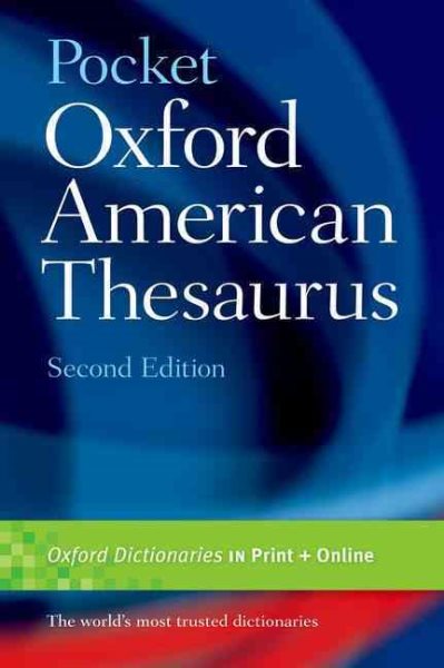Pocket Oxford American Thesaurus, 2e cover