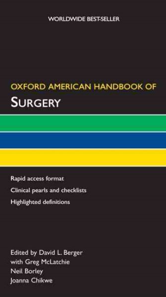 Oxford American Handbook of Surgery (Oxford American Handbooks of Medicine) cover