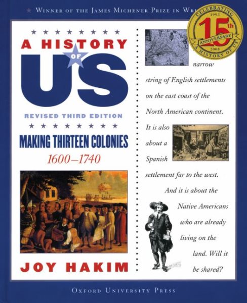 A History of US: Making Thirteen Colonies: 1600-1740 A History of US Book Two (A History of US, 2) cover