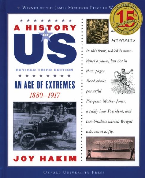 A History of US: An Age of Extremes: 1880-1917 A History of US Book Eight cover