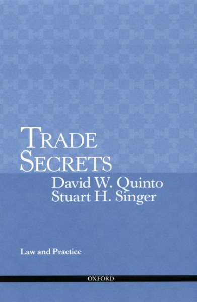 Trade Secrets: Law and Practice cover