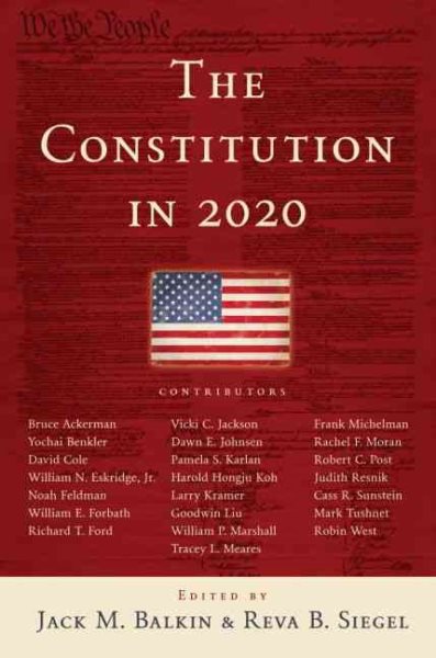 The Constitution in 2020 cover
