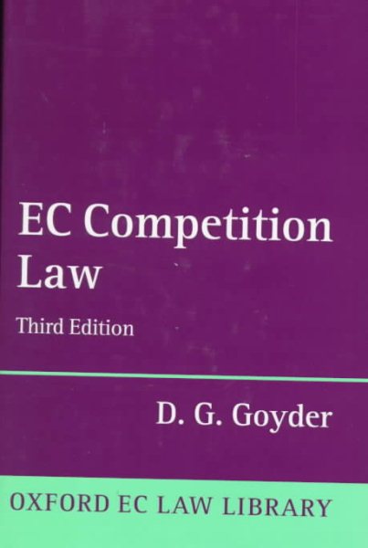 EC Competition Law (Oxford European Community Law Library)