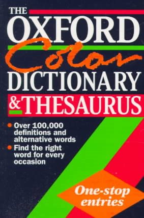 The Oxford Color Dictionary & Thesaurus cover