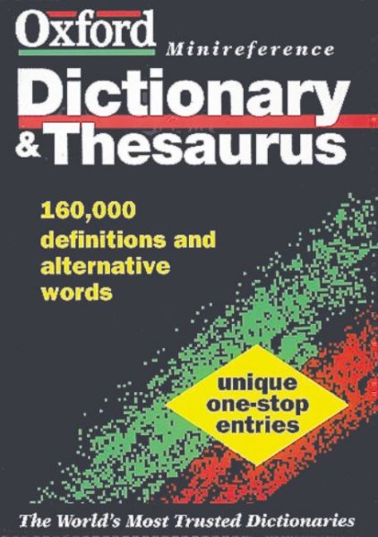 The Oxford Minireference Dictionary and Thesaurus cover