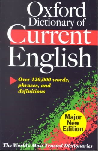 Oxford Dictionary of Current English cover