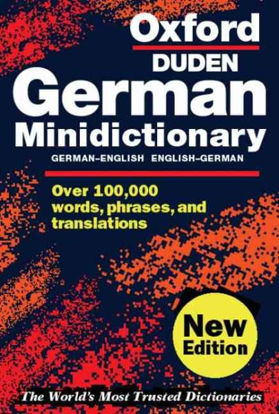 Oxford German Minidictionary (Oxford Minireference) cover