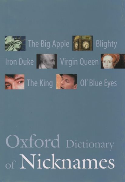 Oxford Dictionary of Nicknames cover