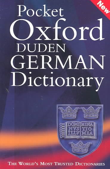 Pocket Oxford Duden German Dictionary