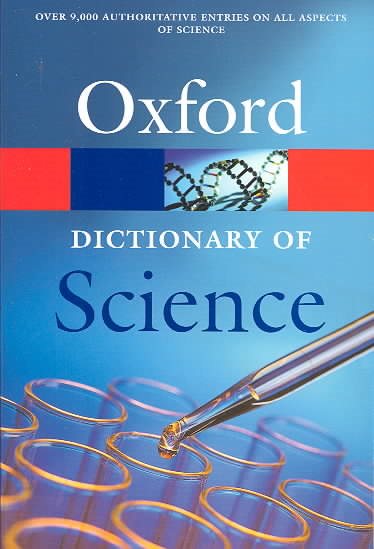 Dictionary of Science (Oxford Quick Reference) cover