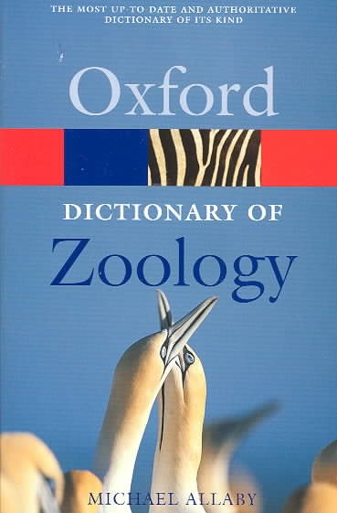 A Dictionary of Zoology (Oxford Quick Reference) cover