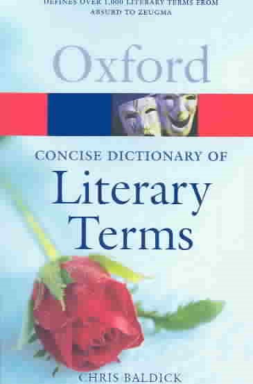 The Concise Dictionary of Literary Terms (Oxford Paperback Reference) cover
