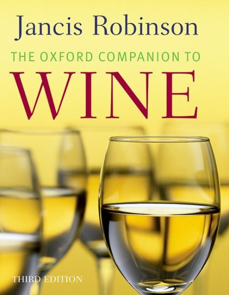 The Oxford Companion to Wine cover