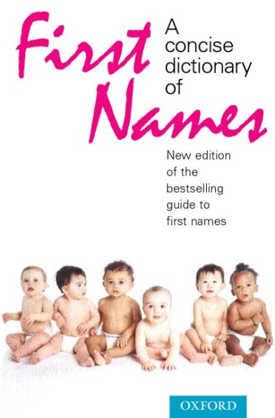 A Concise Dictionary of First Names cover