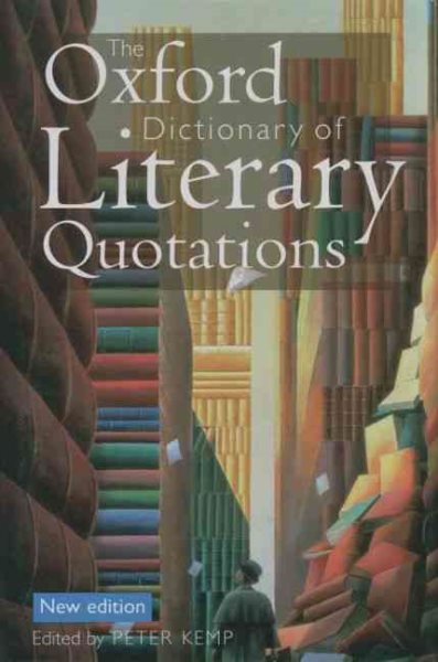 The Oxford Dictionary of Literary Quotations cover