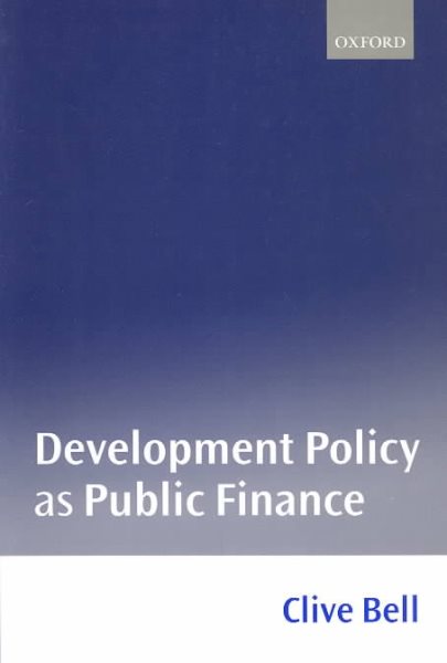 Development Policy As Public Finance cover