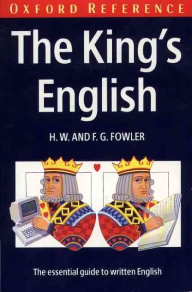 The King's English (Oxford Quick Reference) cover
