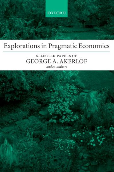 Explorations in Pragmatic Economics cover