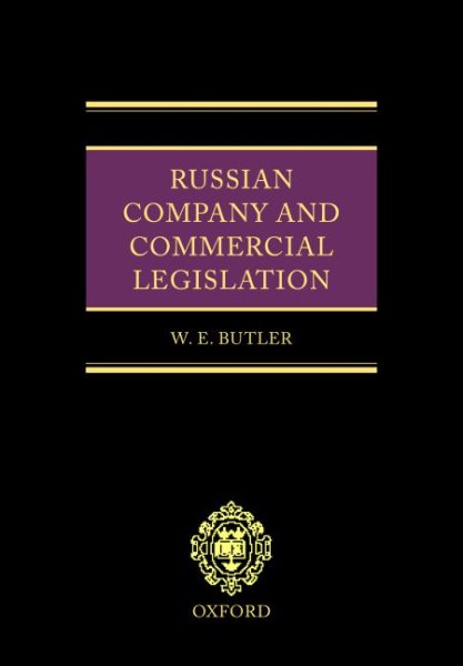 Russian Company and Commercial Legislation cover