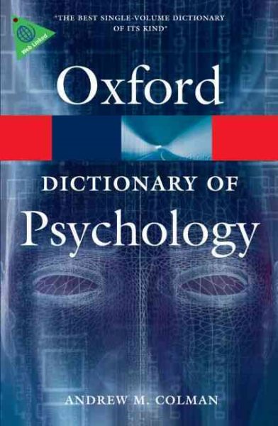A Dictionary of Psychology (Oxford Quick Reference) cover
