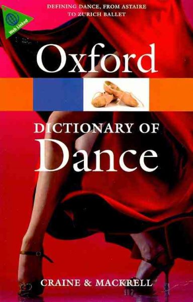 The Oxford Dictionary of Dance (Oxford Quick Reference) cover