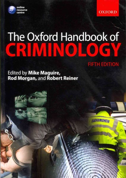 The Oxford Handbook of Criminology cover