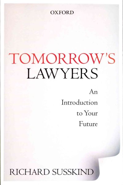 Tomorrow's Lawyers: An Introduction to Your Future cover