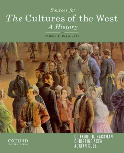 Sourcebook for The Cultures of the West, Volume Two cover