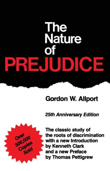 The Nature of Prejudice: 25th Anniversary Edition cover
