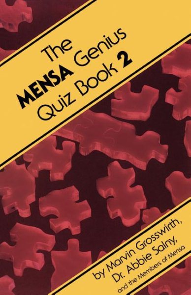 The Mensa Genius Quiz Book 2 cover