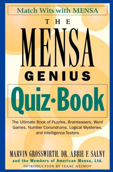 The Mensa Genius Quiz Book (Match Wits with Mensa) cover