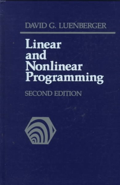 Linear and Nonlinear Programming cover