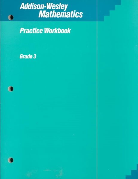 Math Practice: Addison-Wesley Mathematics Practice Workbook Grade 3 cover