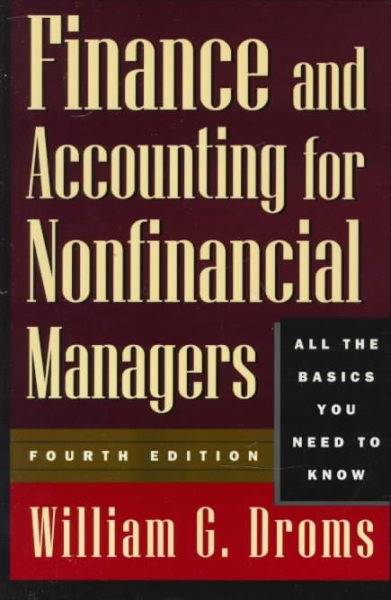 Finance And Accounting For Nonfinancial Managers cover