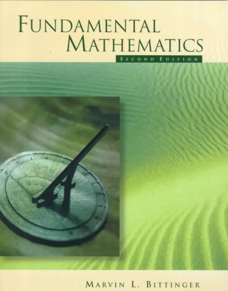 Fundamental Mathematics (2nd Edition)