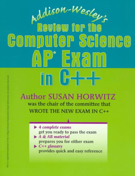 Addison-Wesley's Review for the Computer Science Ap Exam in C++ cover
