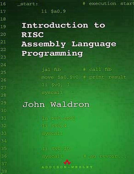 Introduction to RISC Assembly Language Programming cover