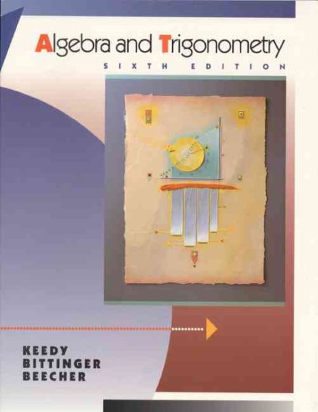 Algebra and Trigonometry, Unit Circle (6th Edition) cover